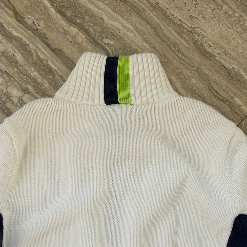Ralph Lauren Blue Label US OPEN White and Navy Sweater size XS - Picture 7 of 7